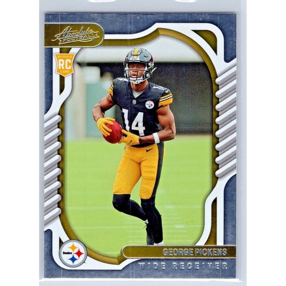 George‎ Pickens (RC) Pittsburgh Steelers #123 2022 Panini Absolute Football